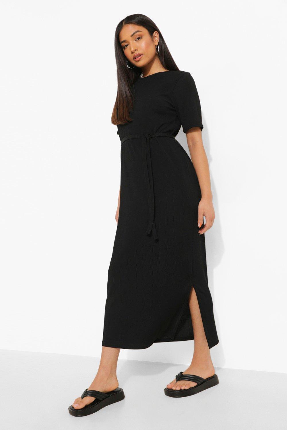 Petite shirt midi dress best sale