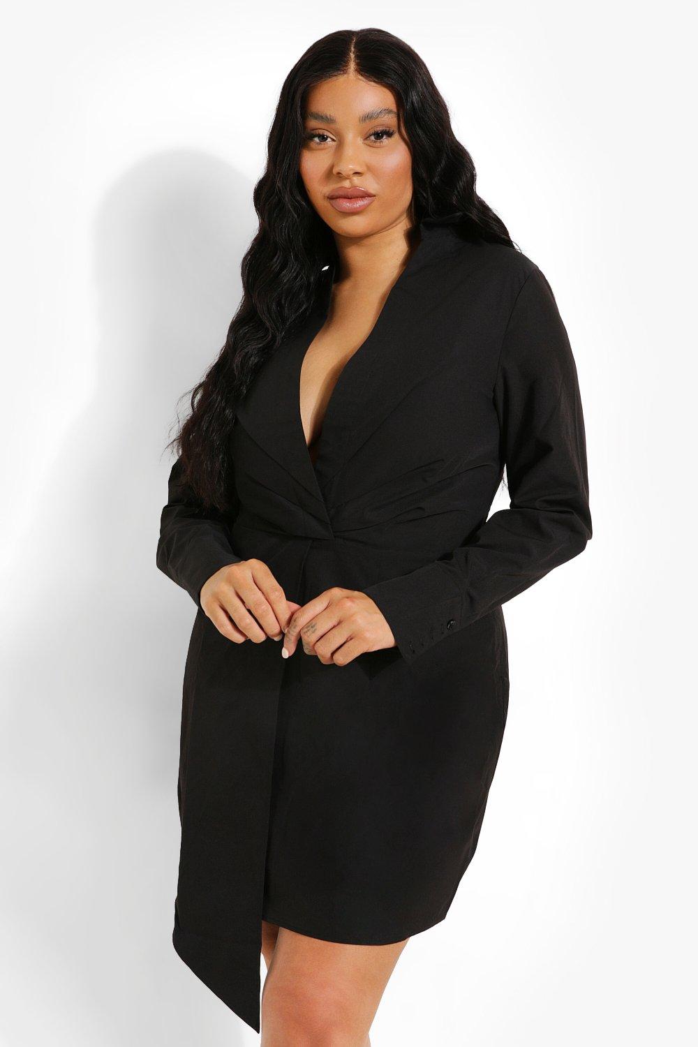 Boohoo plus hotsell size shirt dress