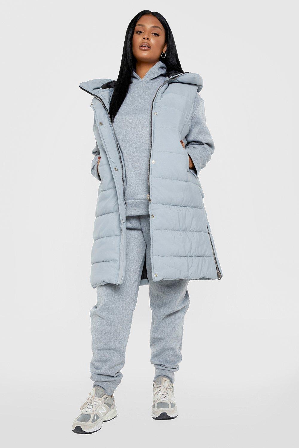 Women's Tall Hooded Maxi Puffer Gilet