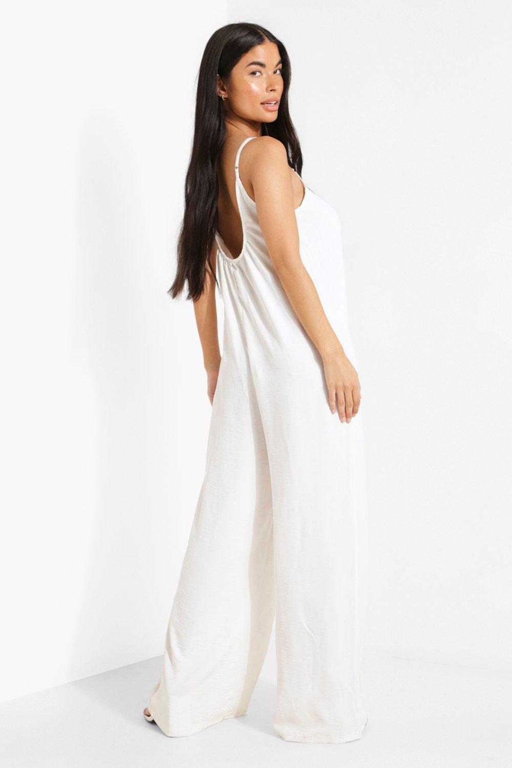 White cami sale jumpsuit