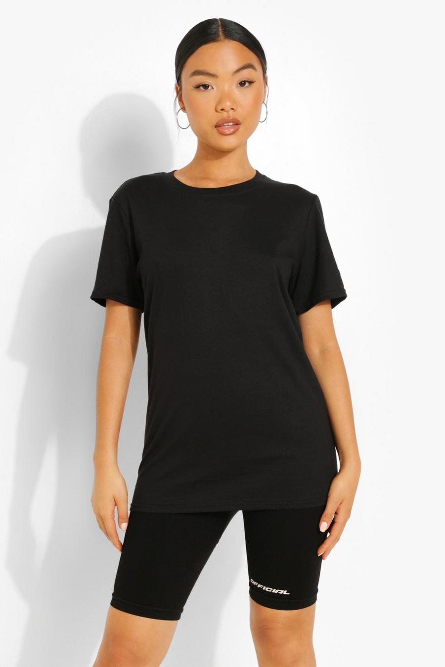 Black Petite Miami Back Graphic T-Shirt  image number 1