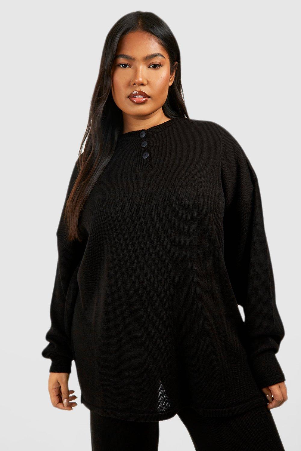 Plus size hot sale jumpers boohoo