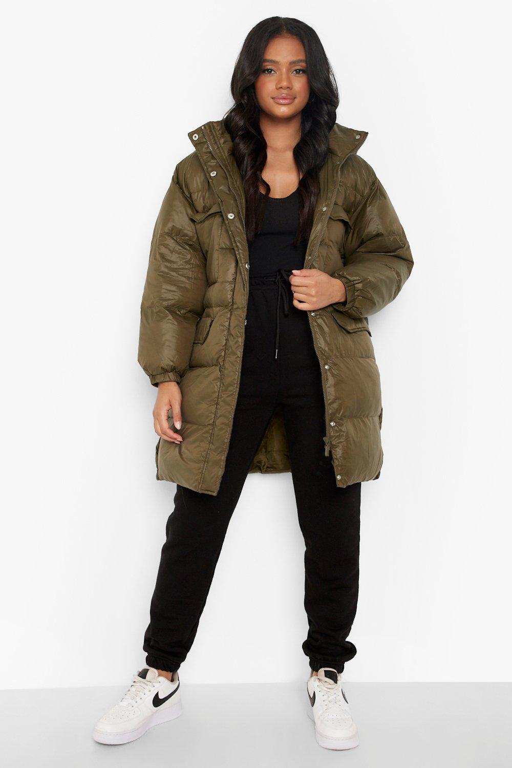 Boohoo hot sale puffer coat