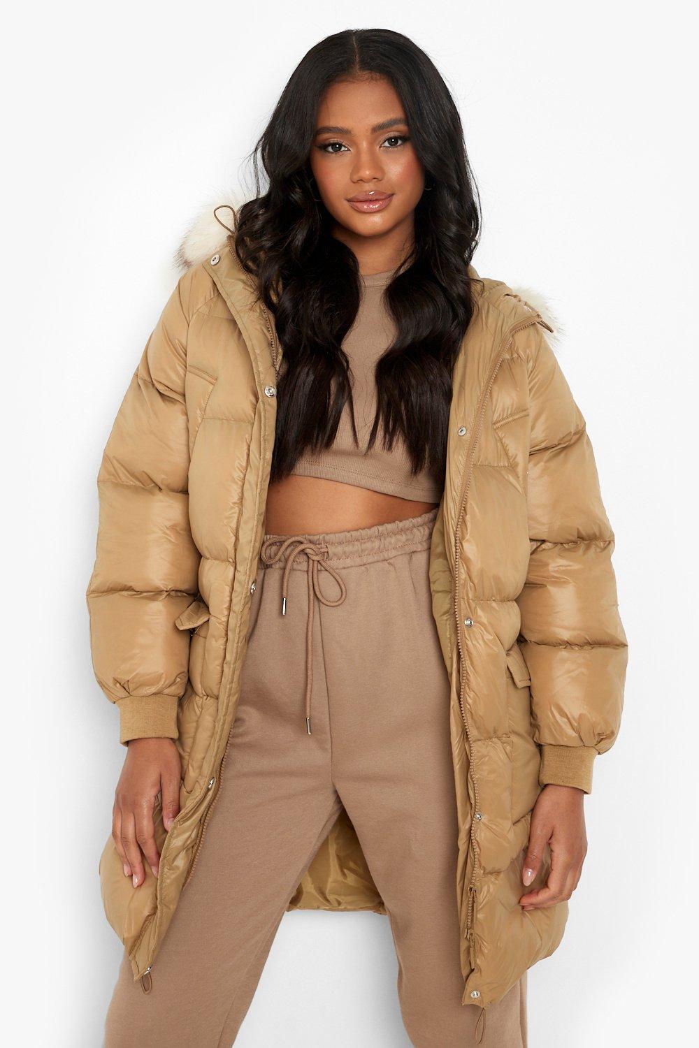 boohoo womens winter coats