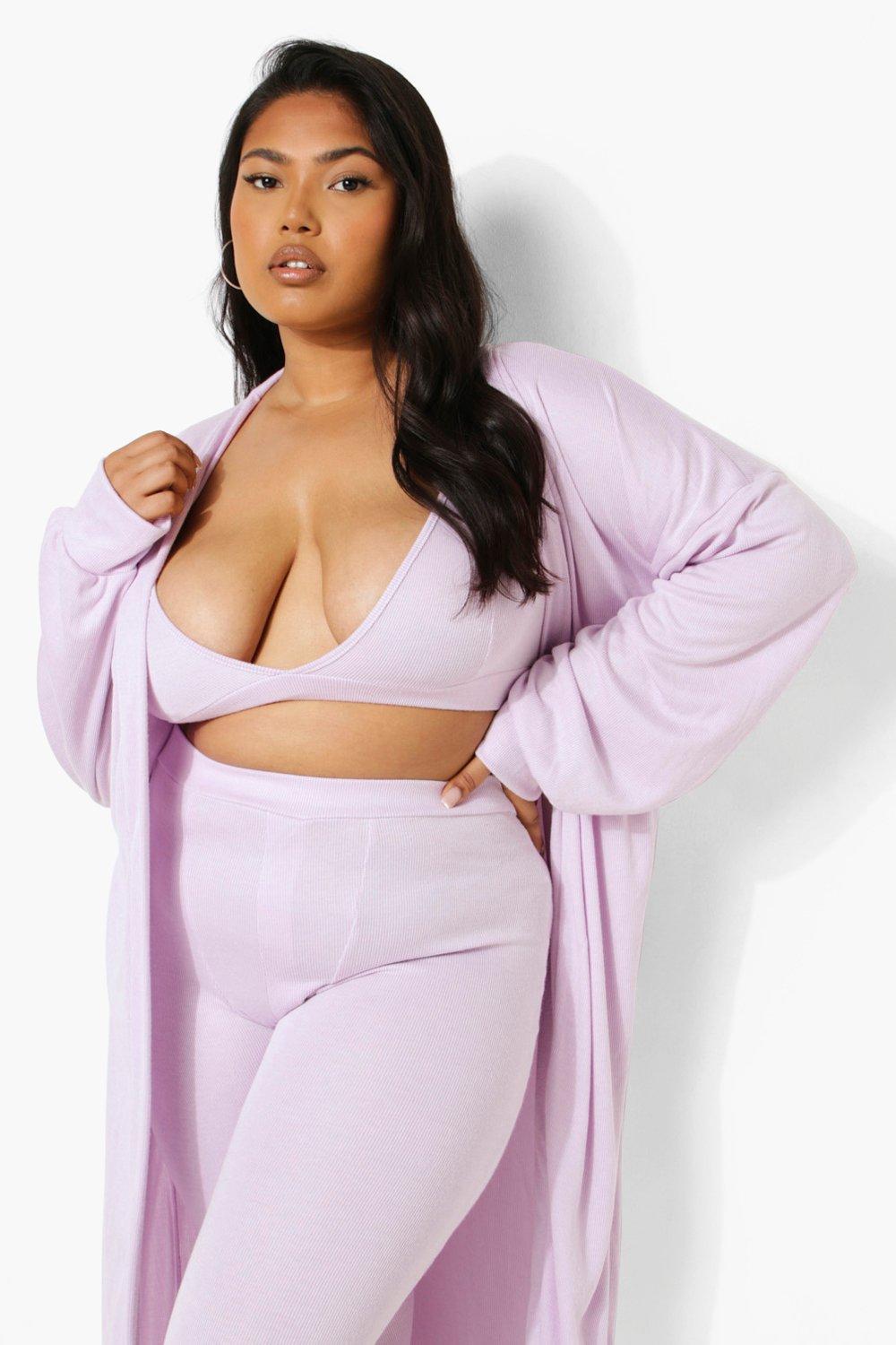 Plus size 3 piece lounge set sale