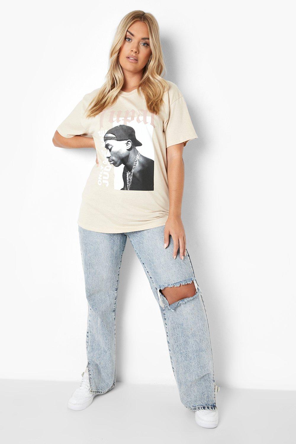 Tupac t shirt outlet boohoo