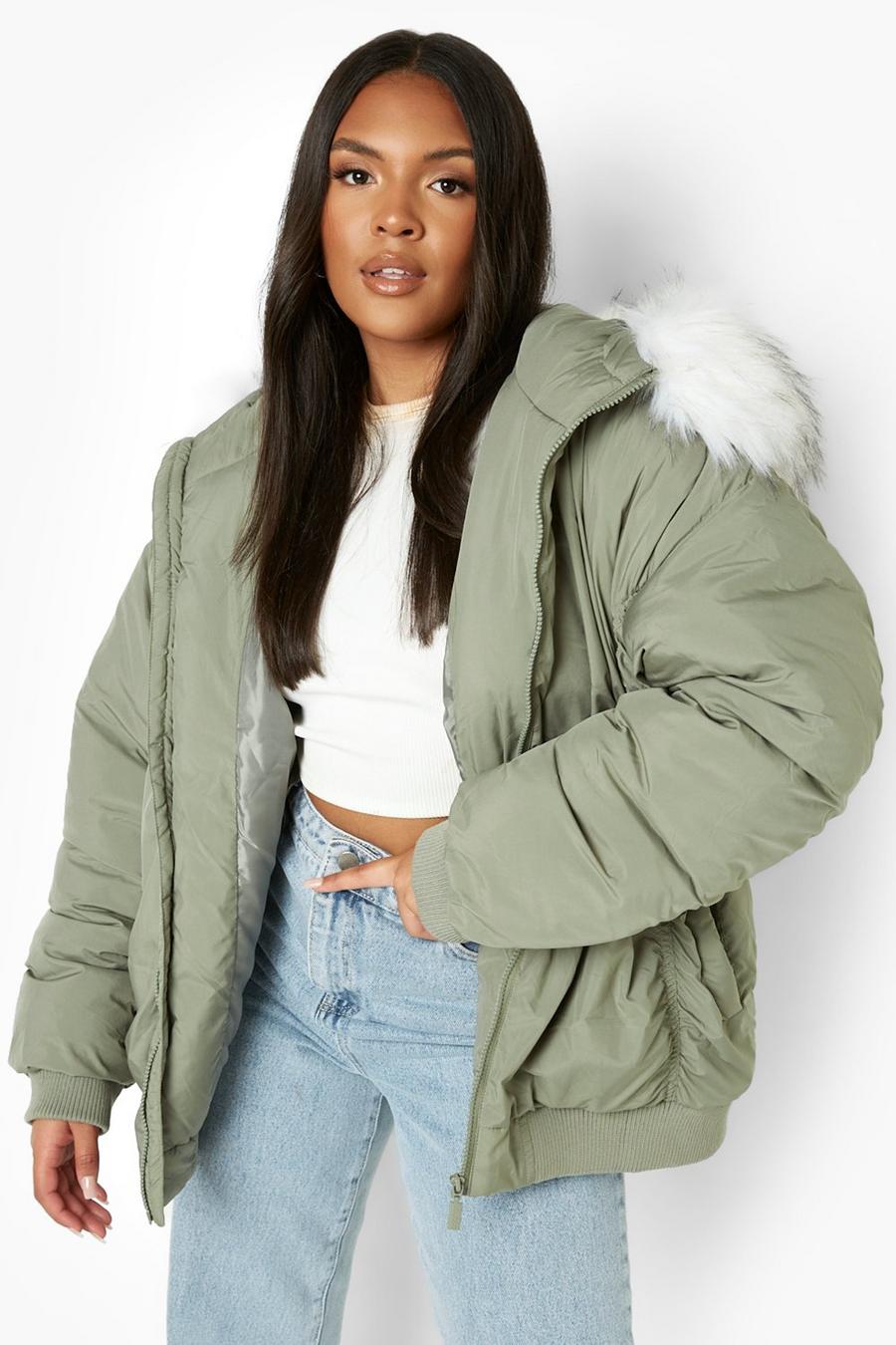 Winter Jacket Women's Warm Lined Large Sizes – Winter Coat Women's Elegant  Fitted Women's Jacket Winter Jackets with Fur Hood Long Transition Jackets