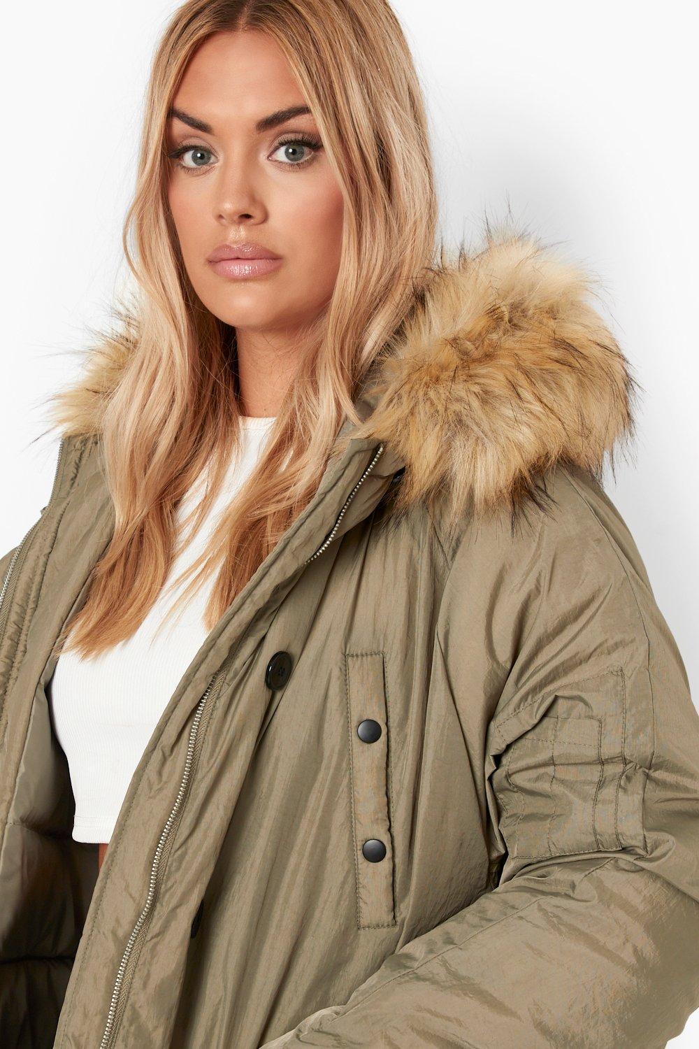 Parka femme grande online taille kiabi