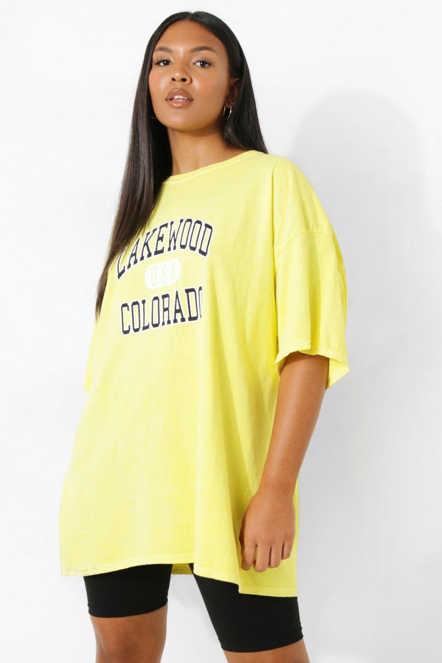 Yellow Plus Colorado Overdye T-shirt image number 1