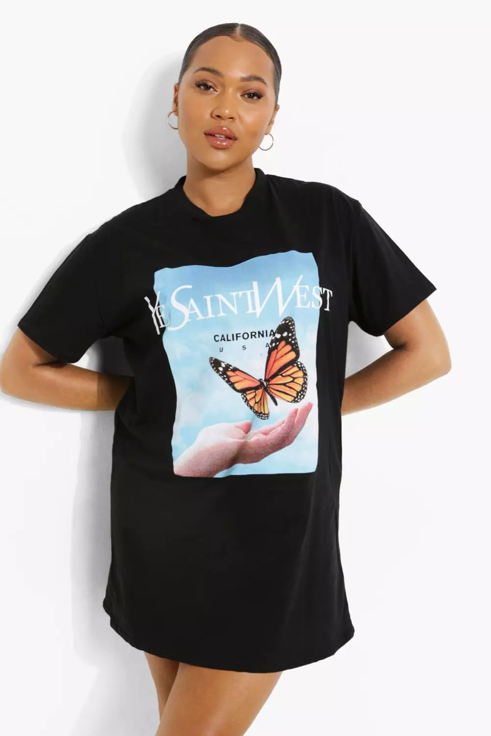 Ye saint west 2024 t shirt dress