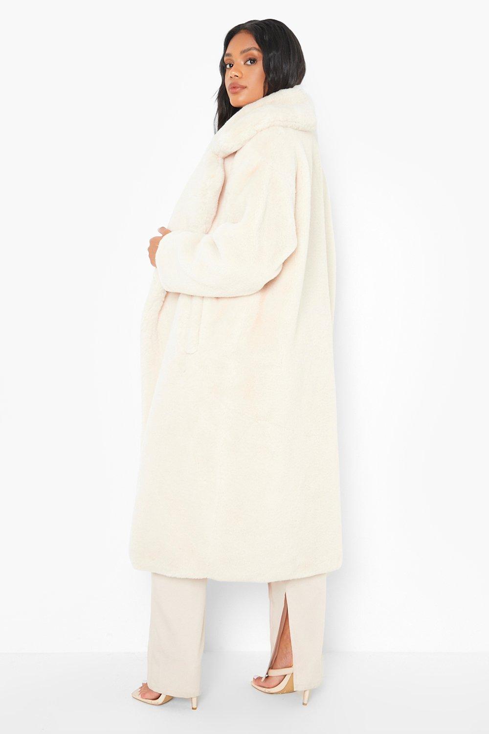 Luxe Faux Fur Longline Coat