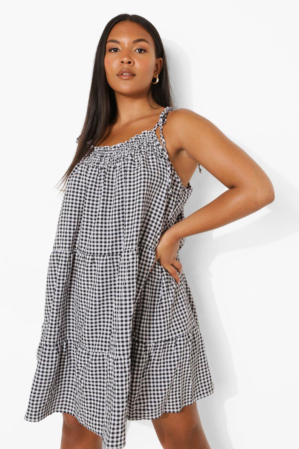 Gingham 2024 swing dress