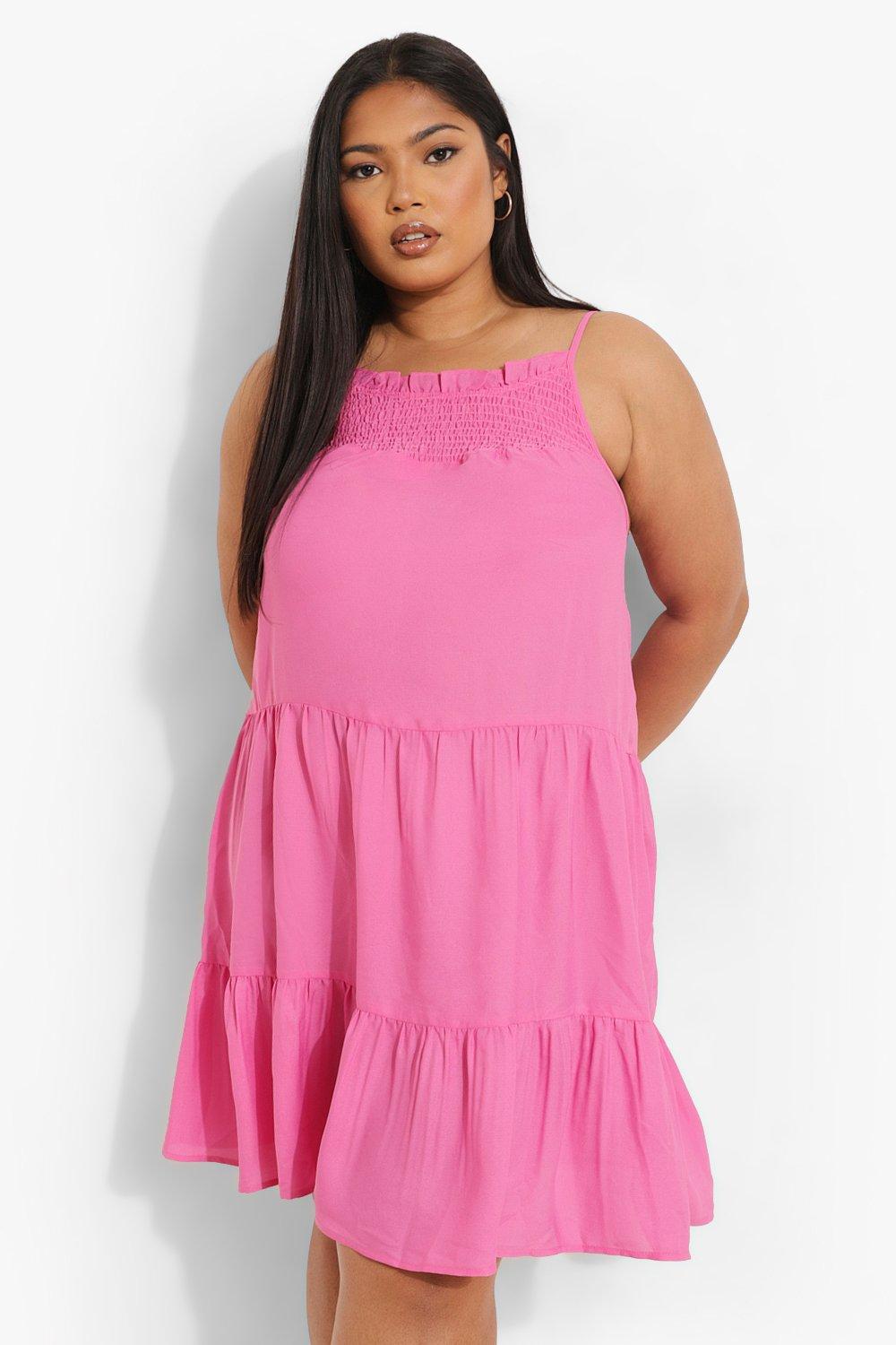 smock dress plus size