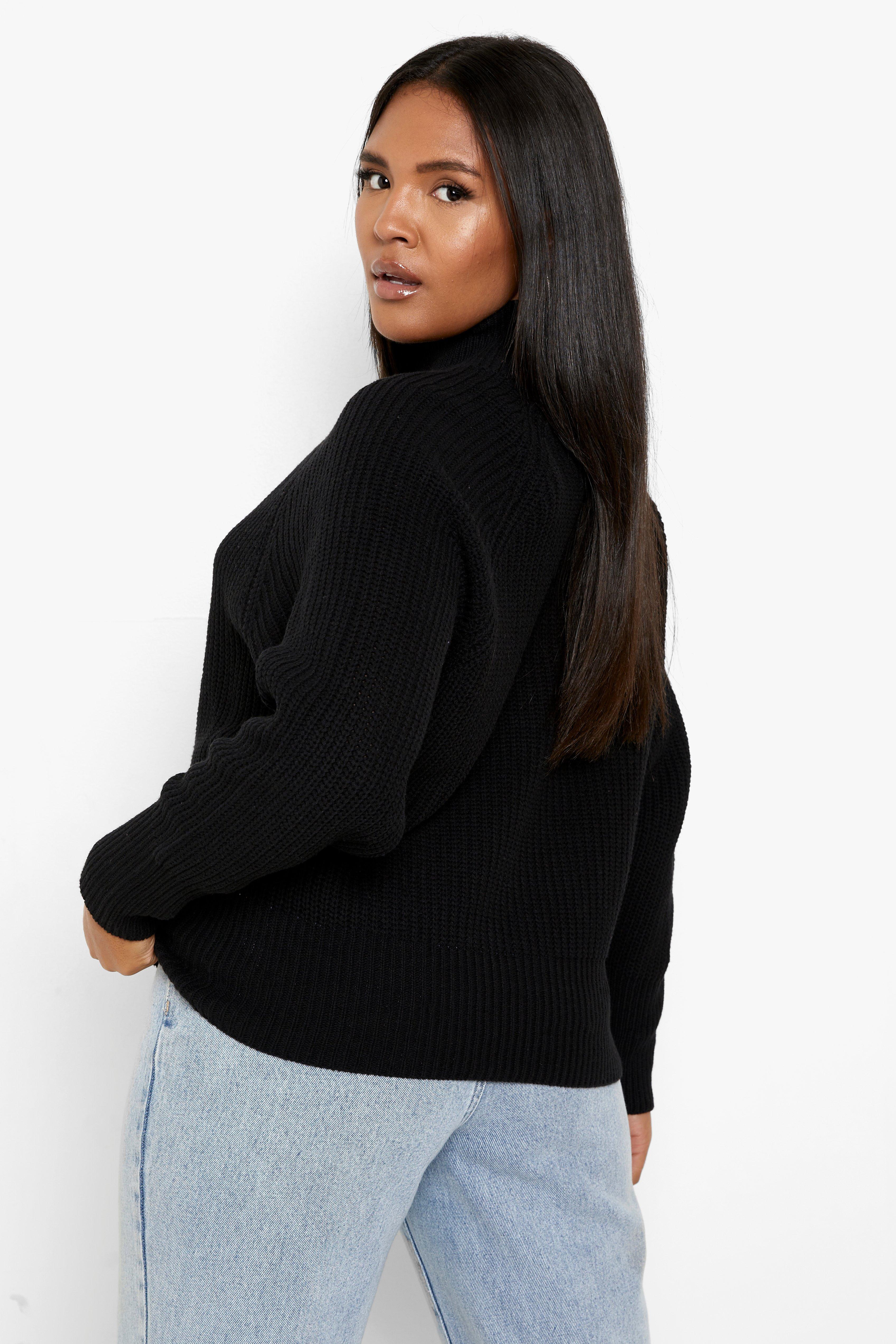 Boohoo roll outlet neck jumper