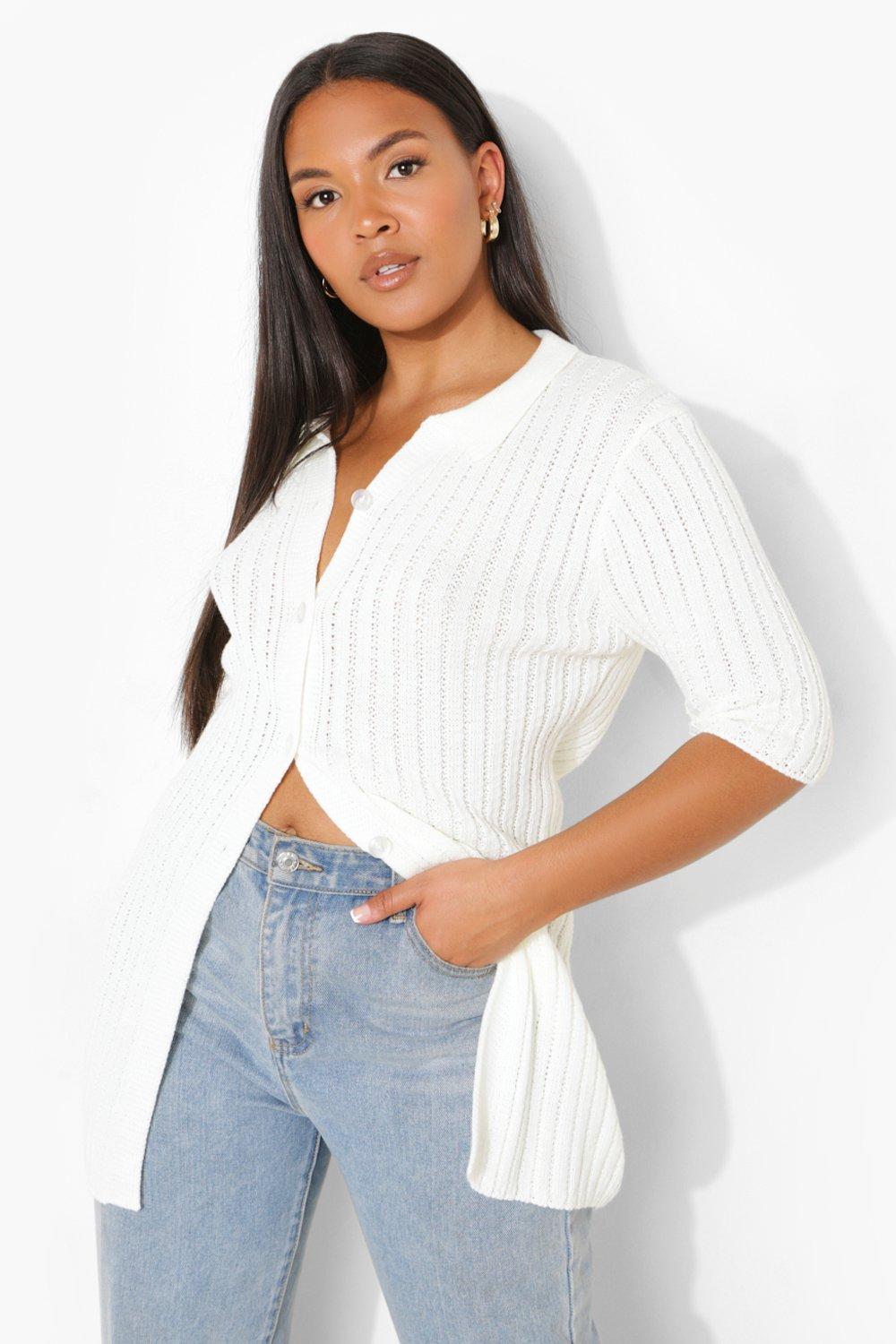 Ivory short outlet cardigan