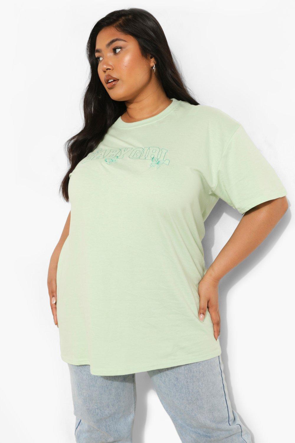 Plus size baby girl shirt sales
