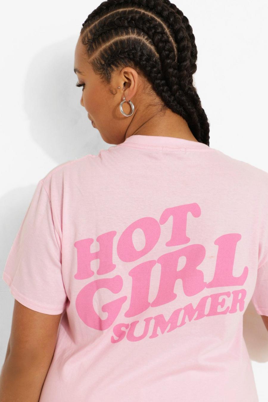 Pink Plus Hot Girl Summer T-Shirt image number 1