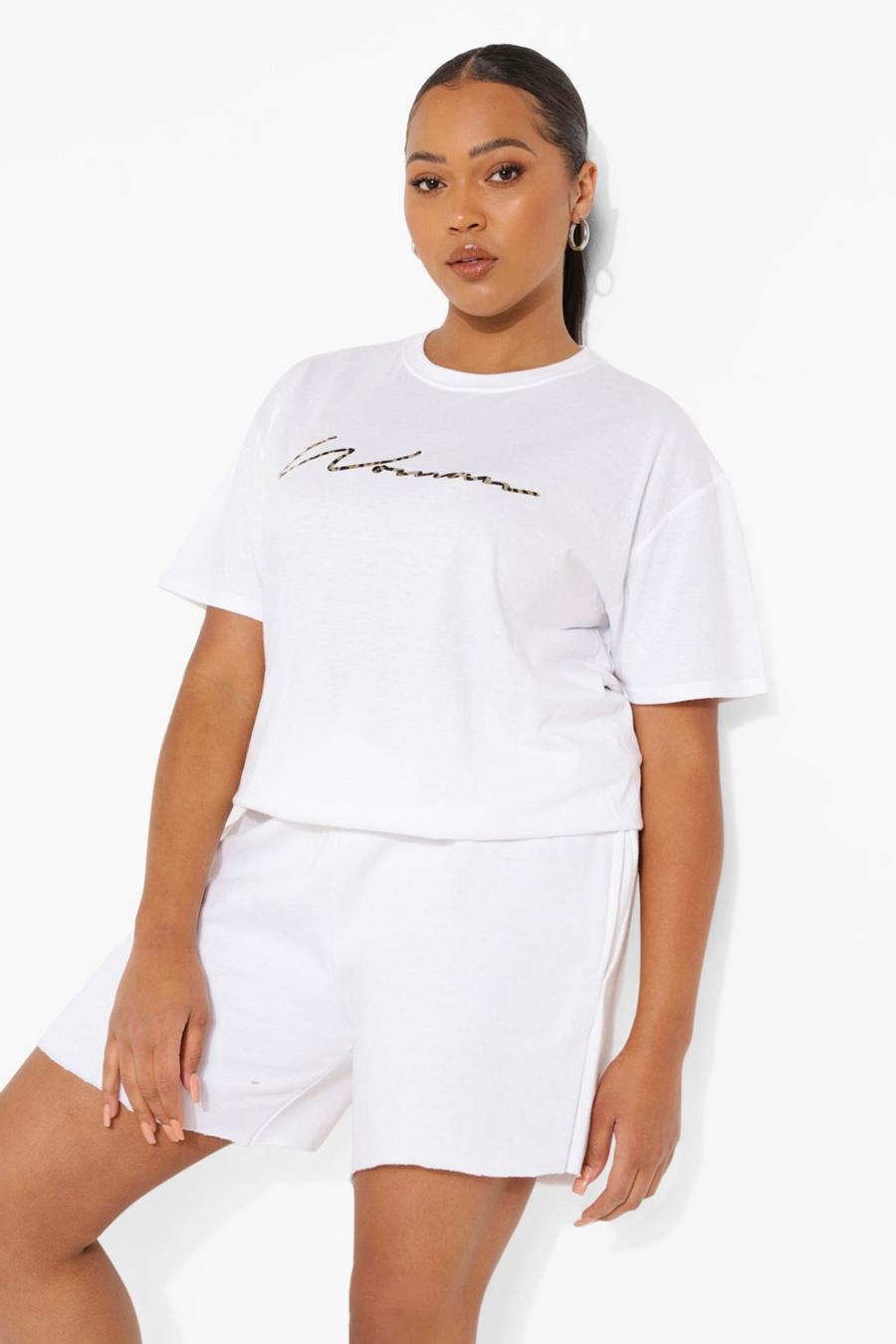 Grande taille - T-shirt léopard Woman, White image number 1