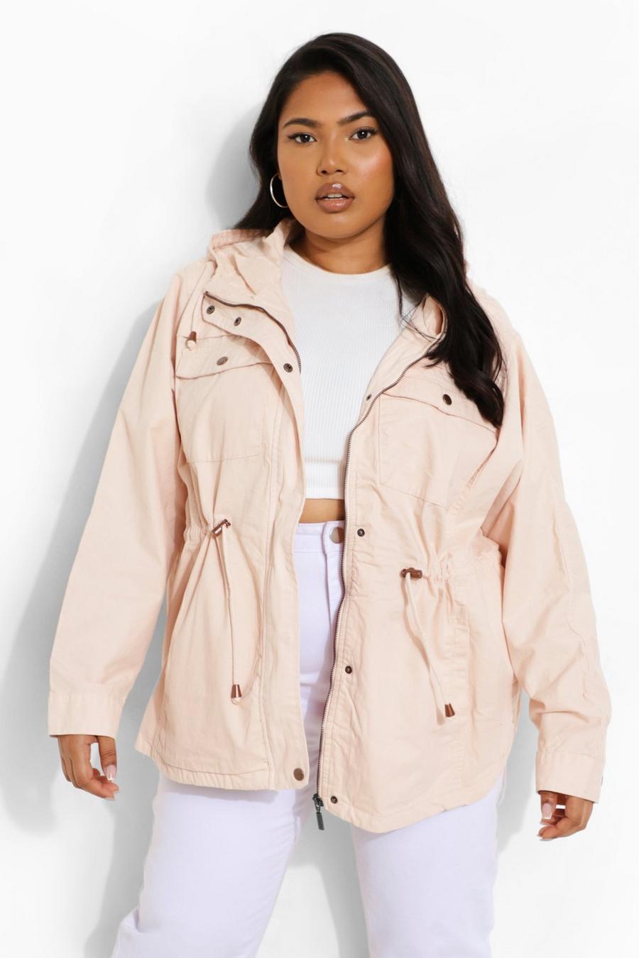 Grande taille - Trench imperméable, Blush image number 1