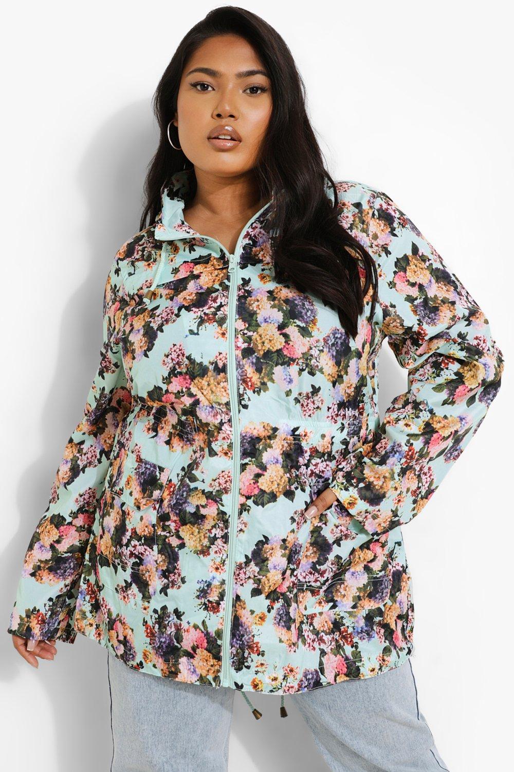 Women s Plus Floral Festival Mac Boohoo UK