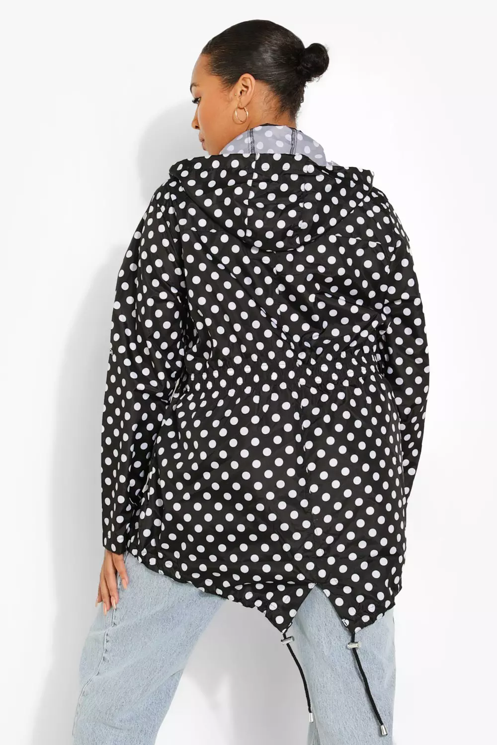 Plus Polka Dot Rain Mac