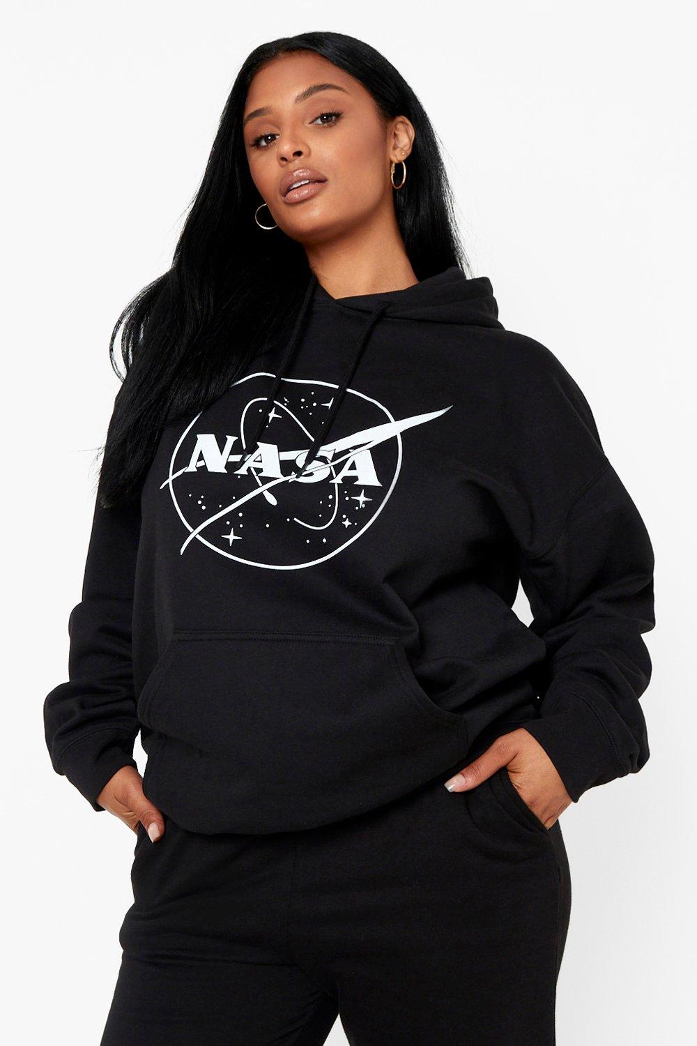 Plus Nasa Hoodie boohoo