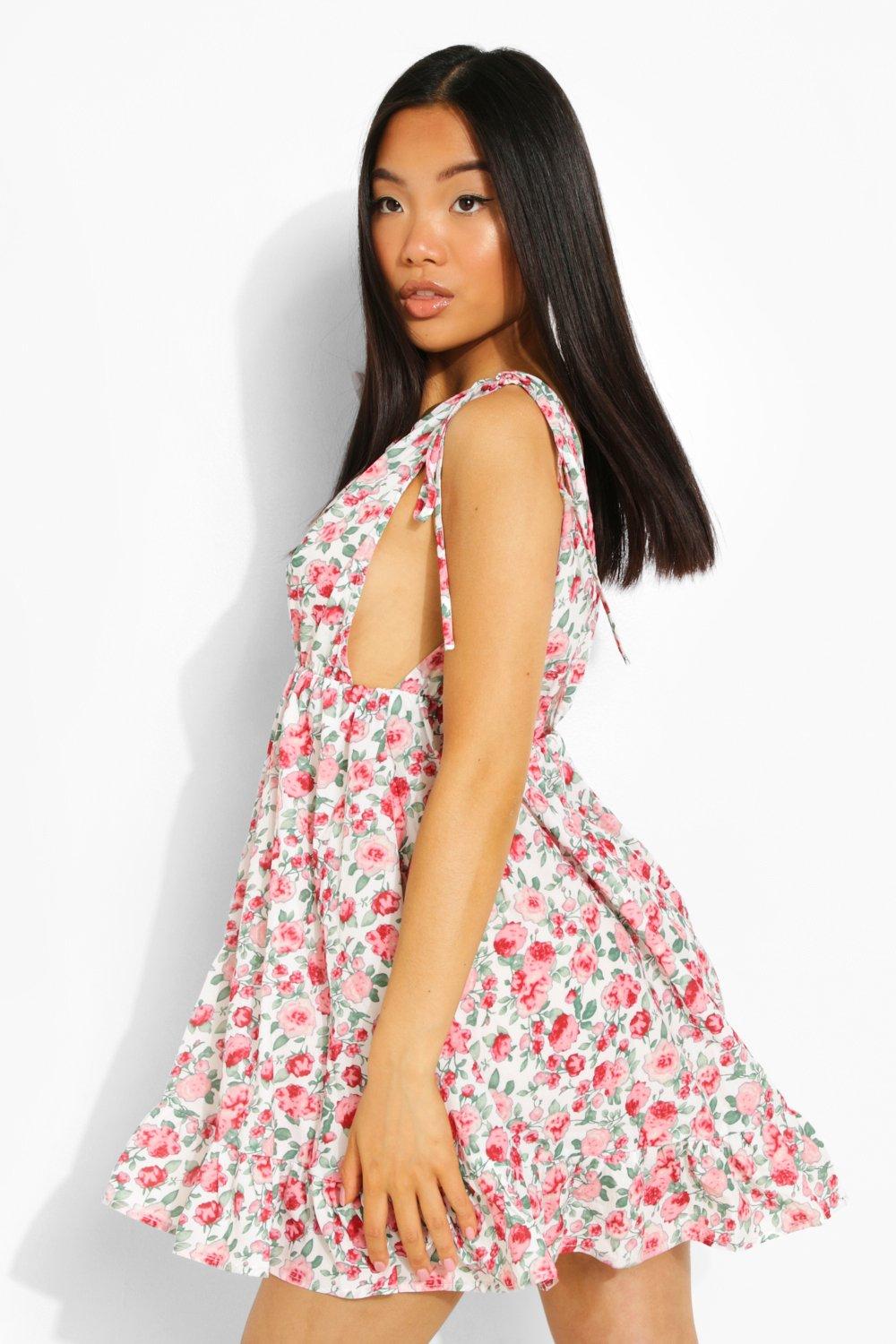 Petite Robe fluide imprim fleuri boohoo