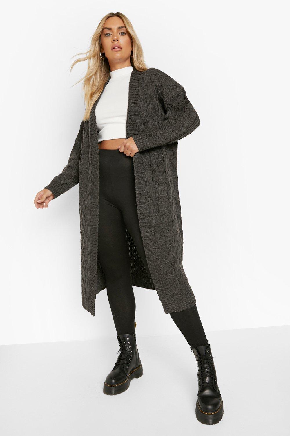 Charcoal Maxi Cardigan