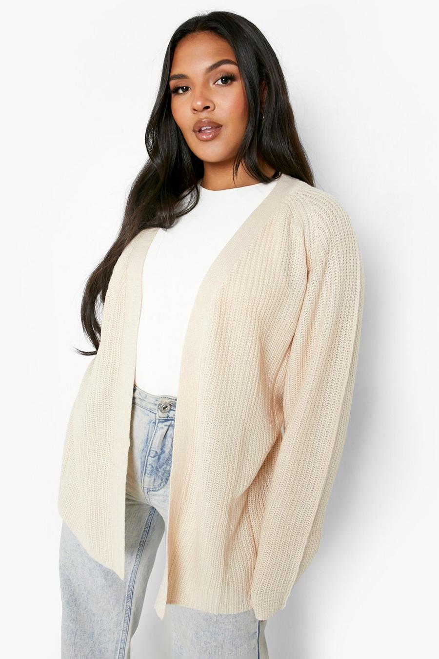 Stone Plus Knitted Belted Cardigan image number 1