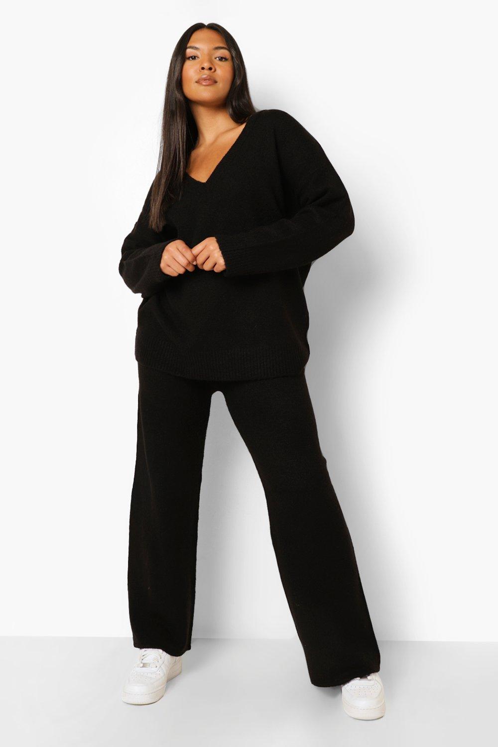 Boohoo plus discount size lounge set