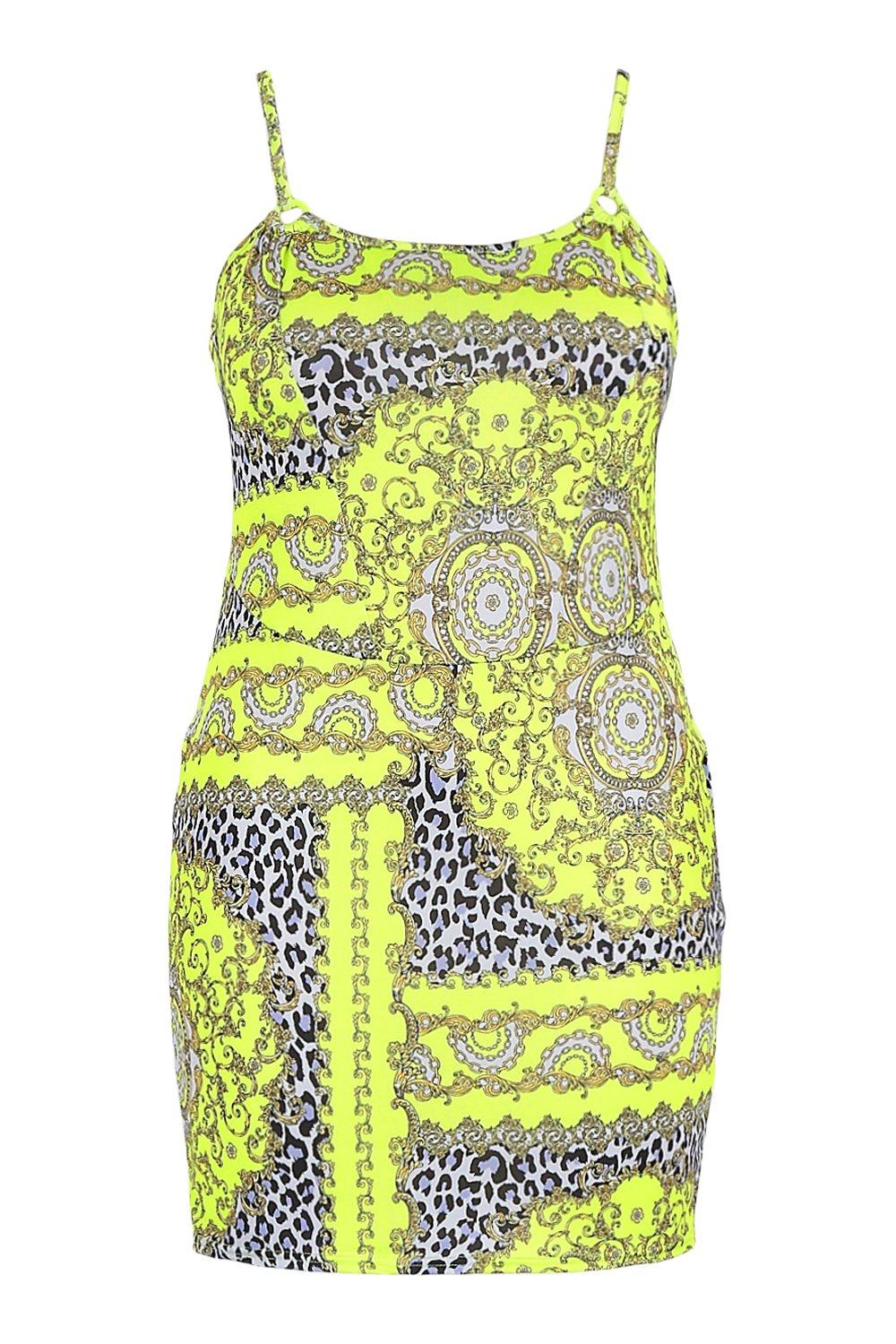 F&f chain print outlet dress