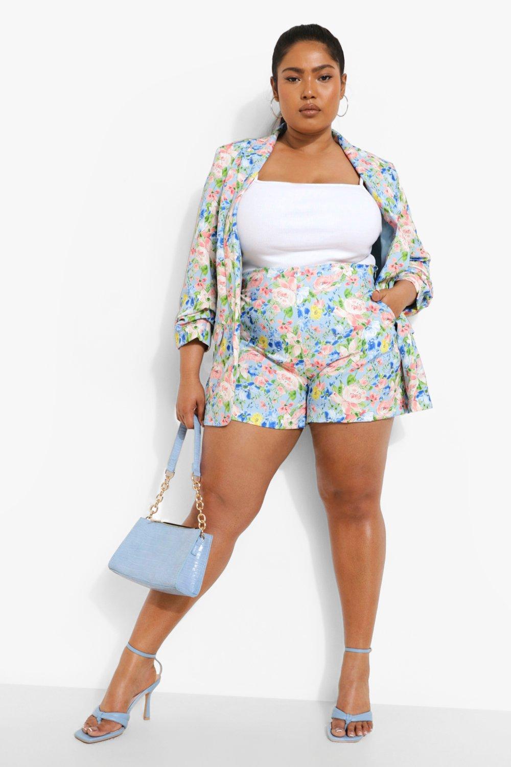 Plus size short blazer best sale