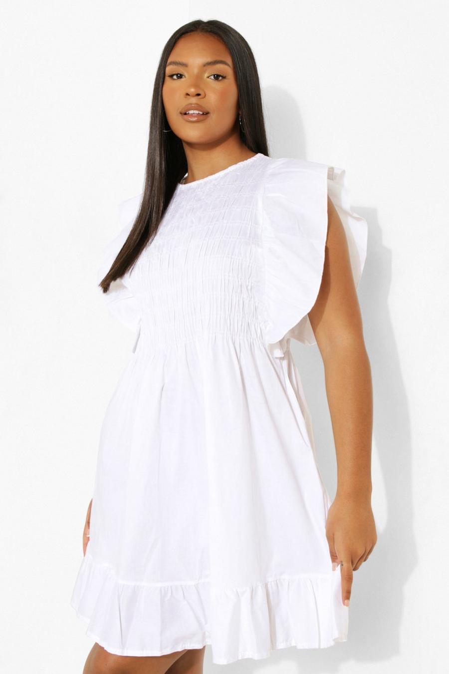 sandsynlighed Autonom Electrify Plus Size White Dress | White Dresses for Plus Size Women | boohoo USA