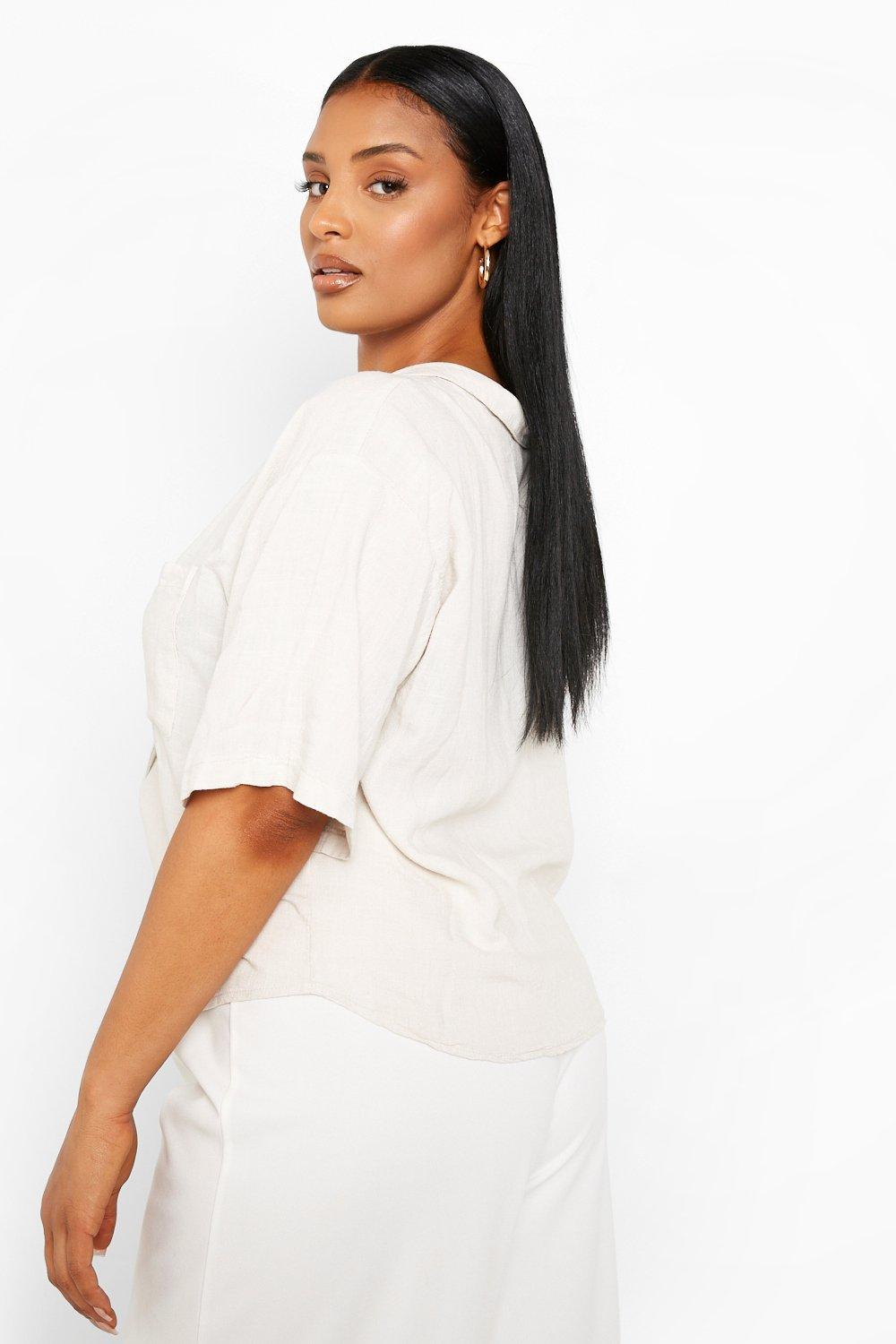 Chemise lin femme grande taille hotsell