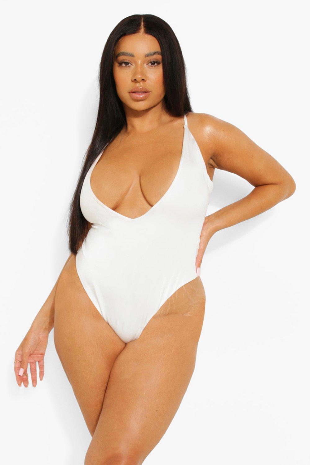 Plus Plunge Swimsuit