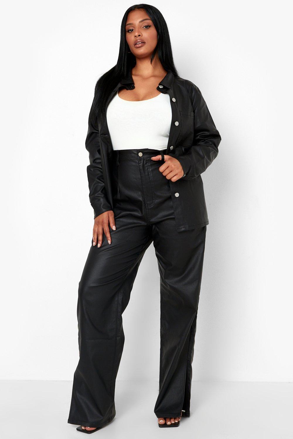 Black straight leg store jeans plus size