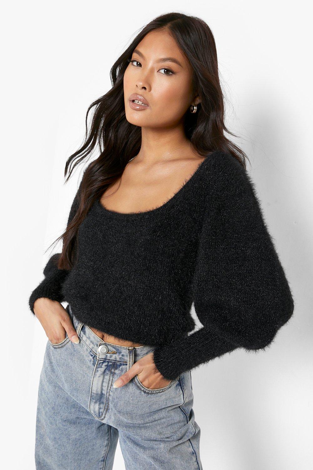 petite fluffy jumper