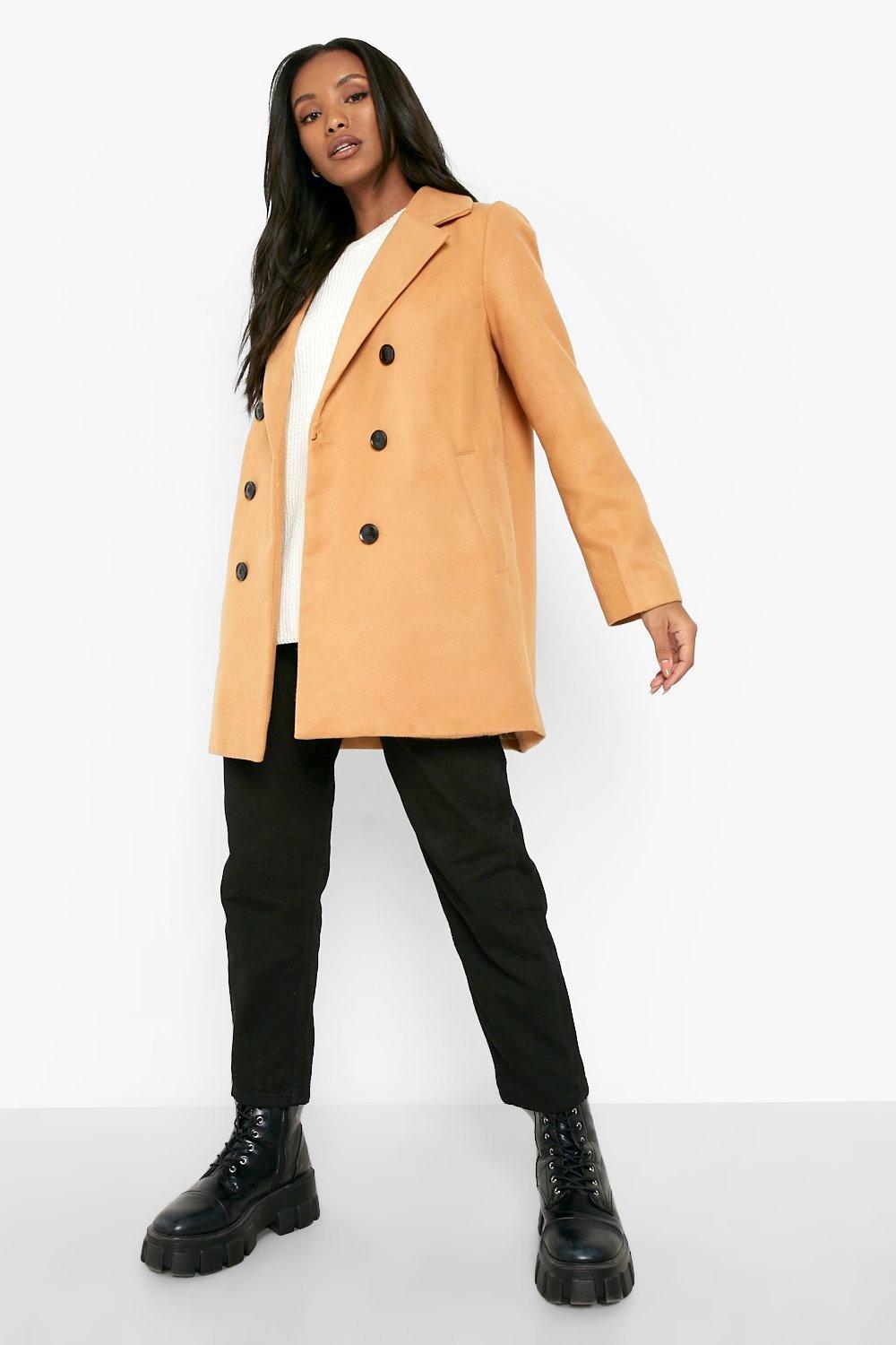 Women's petite 2025 duster coat