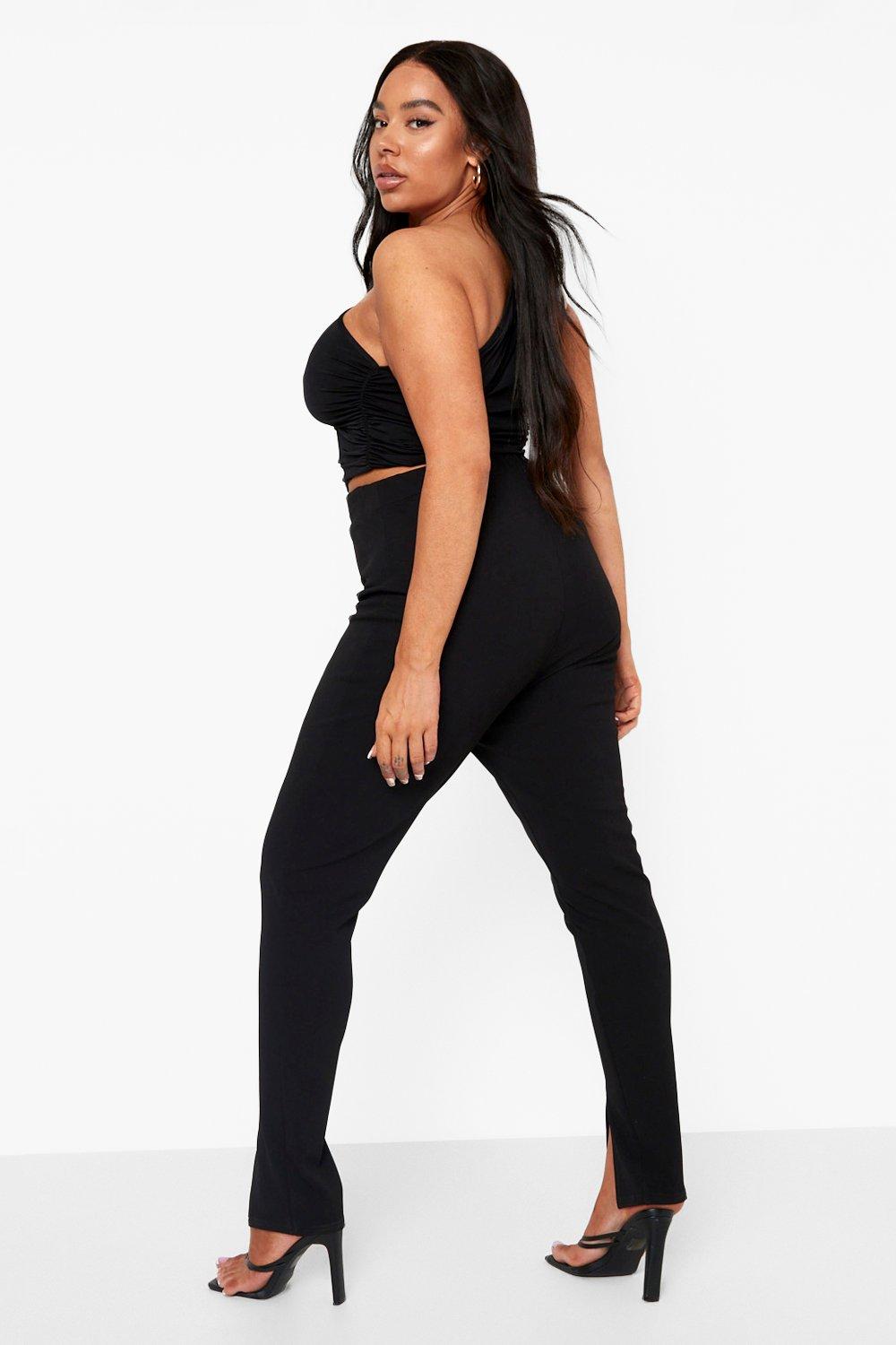 Plus Super Stretch Fitted Pants Boohoo, 52% OFF