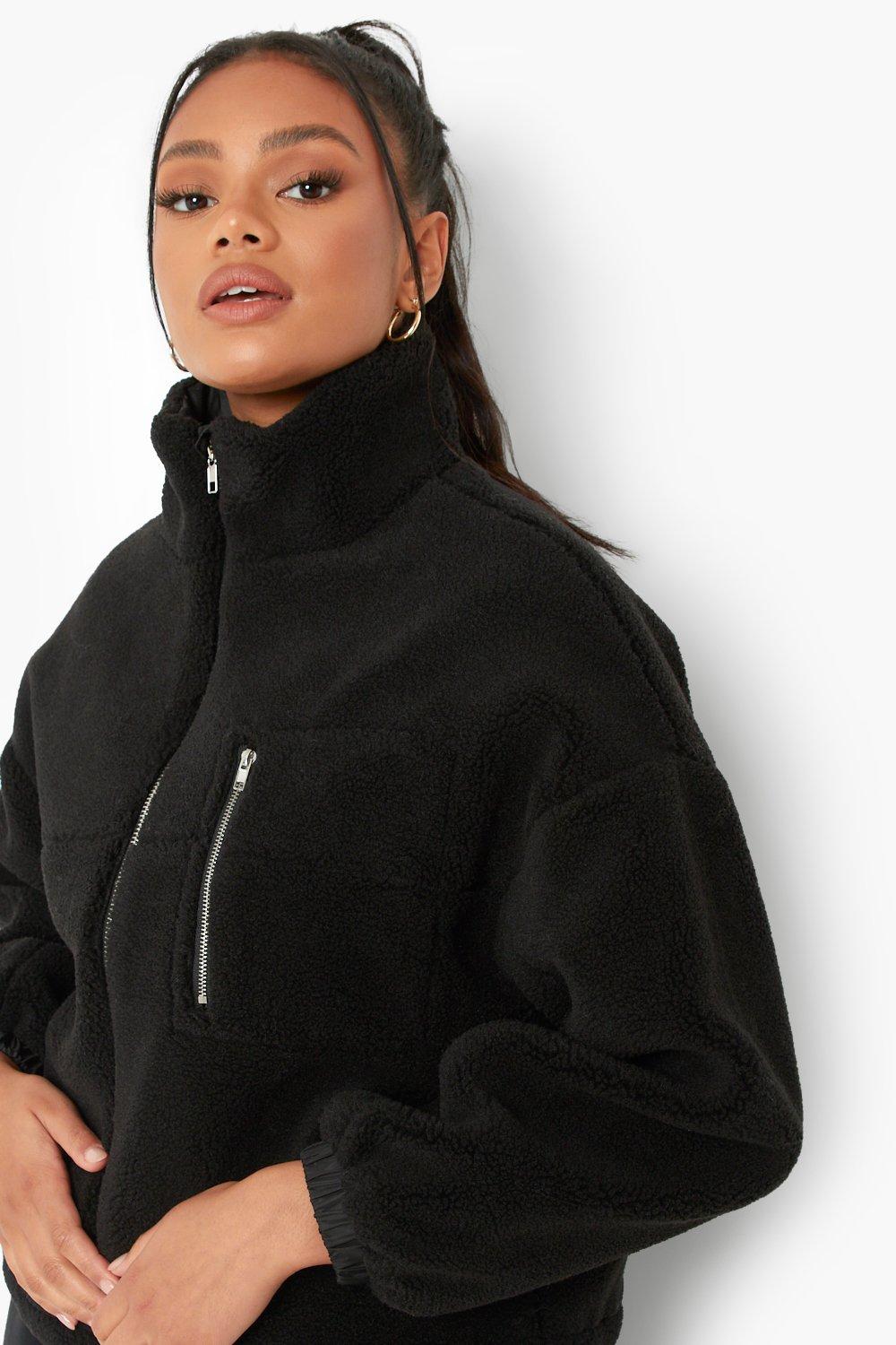 Boohoo shop fleece jacket