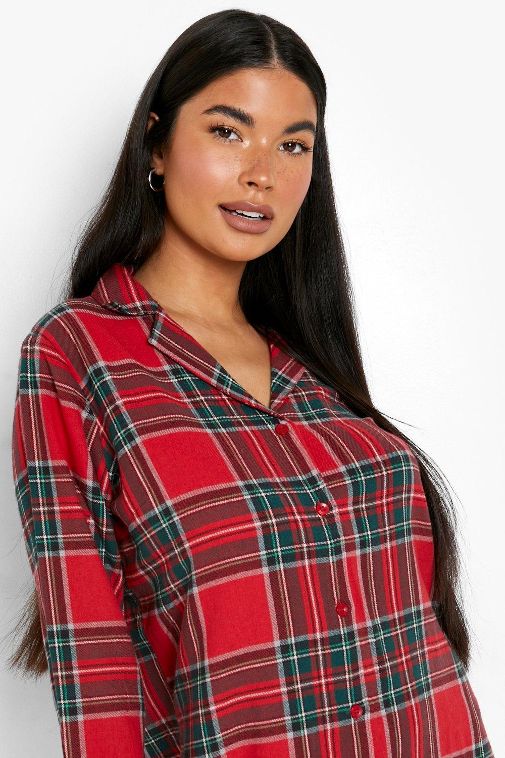 Flannel 2025 christmas nightgown