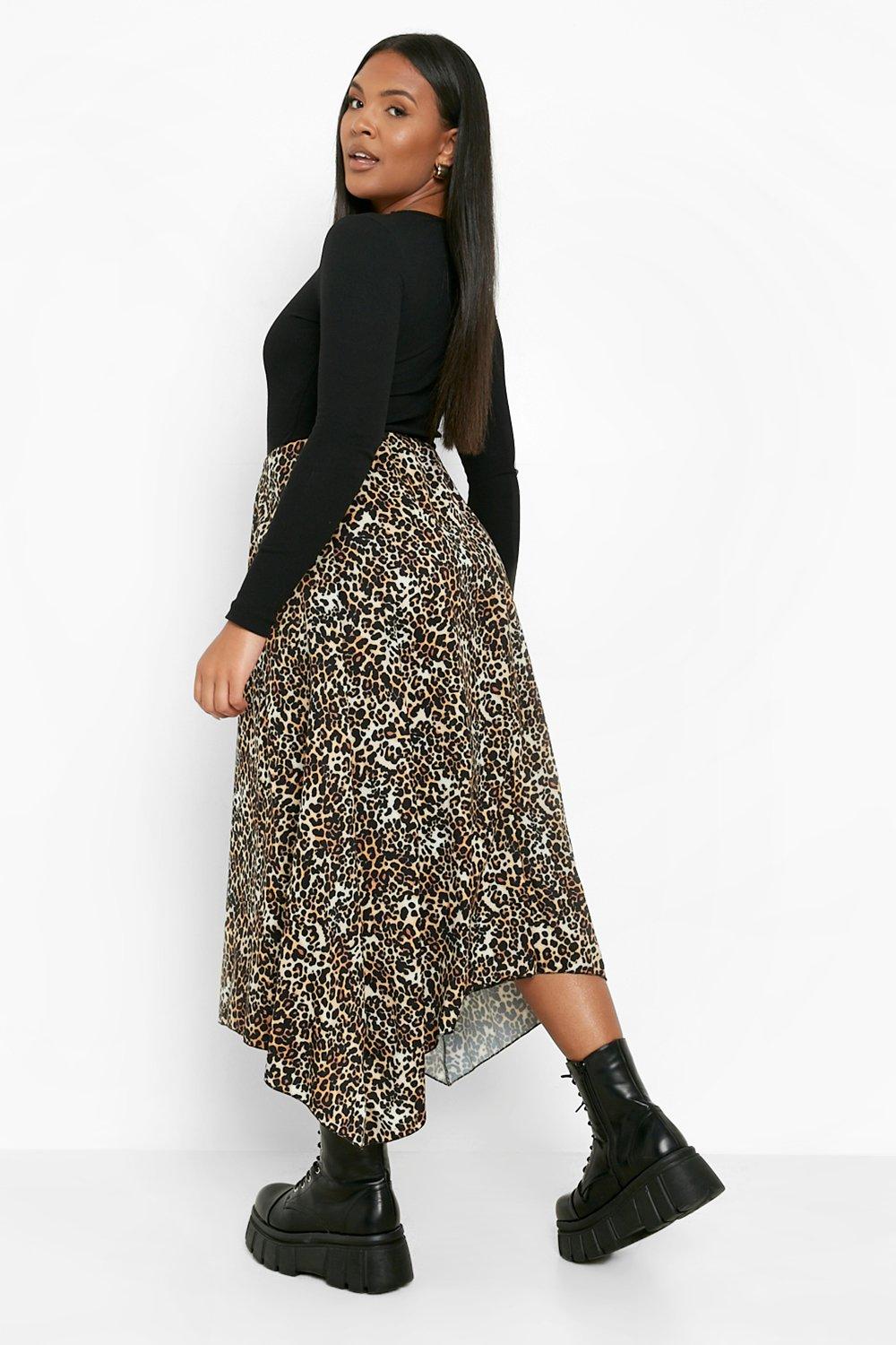 Leopard wrap 2025 skirt outfit