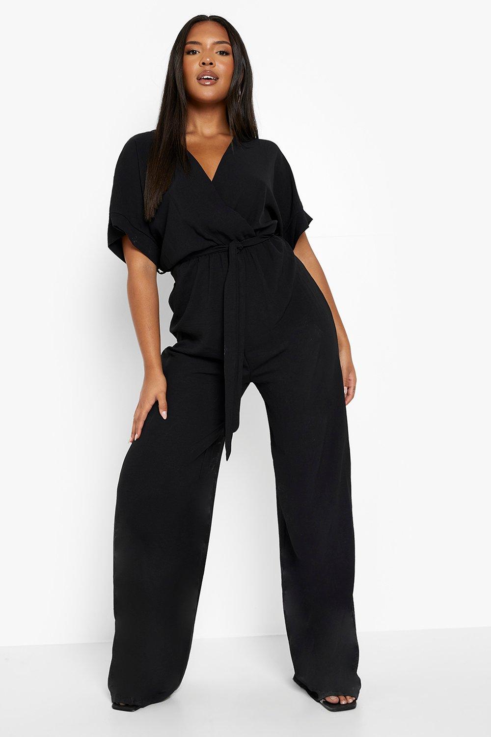 Plus cheap black jumpsuit