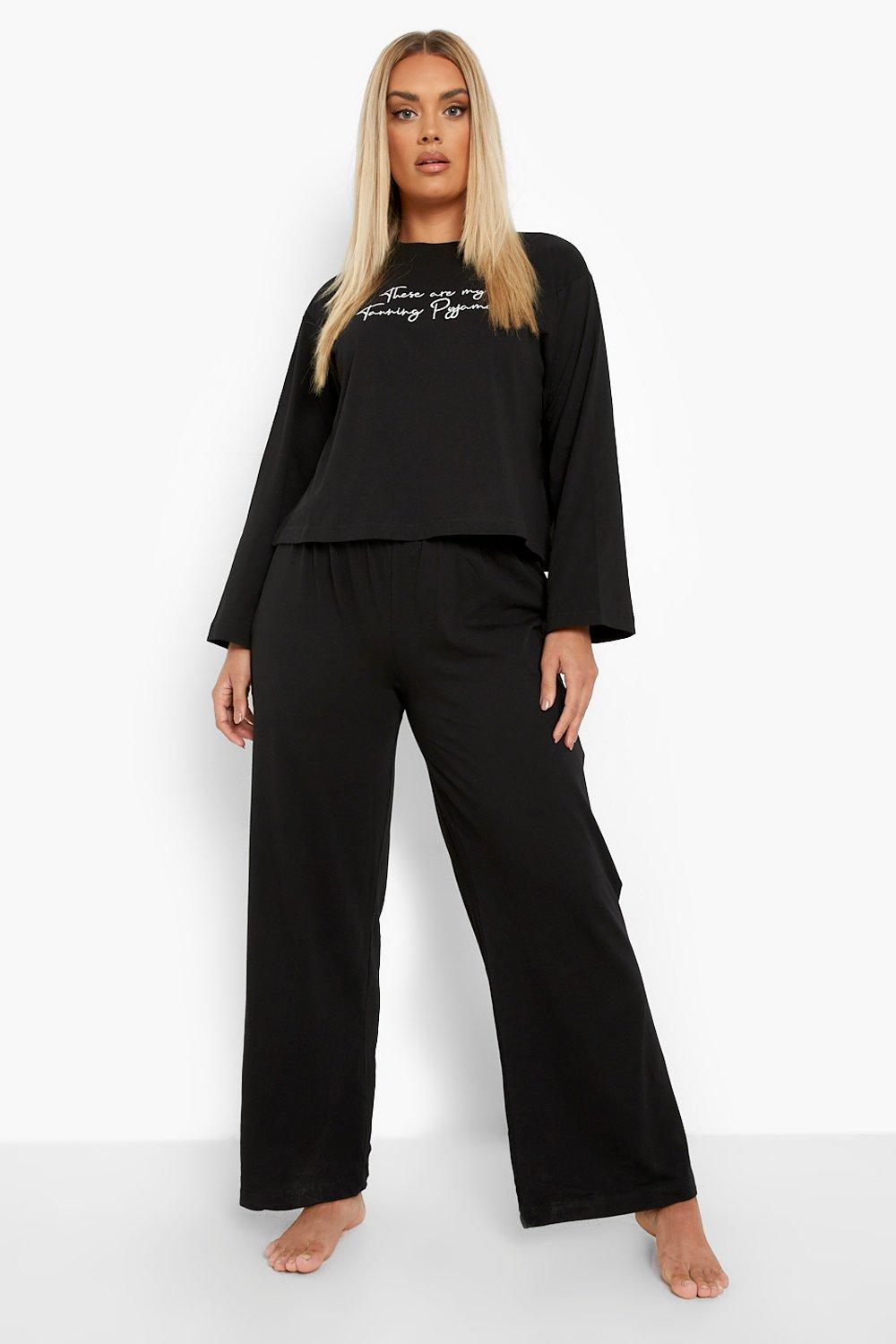 Plus Tanning Pajamas Set