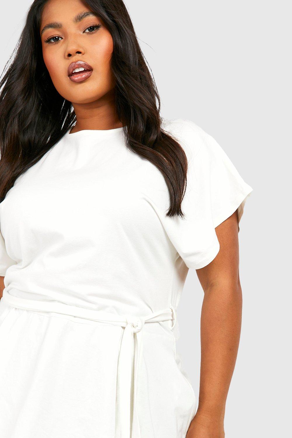 White peplum hotsell hem dress