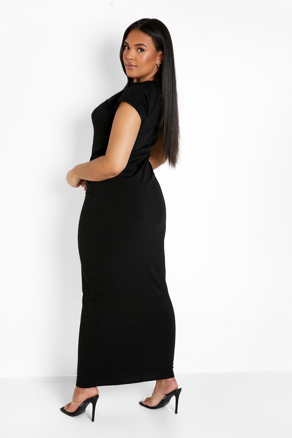 Boohoo maxi dresses sale plus size