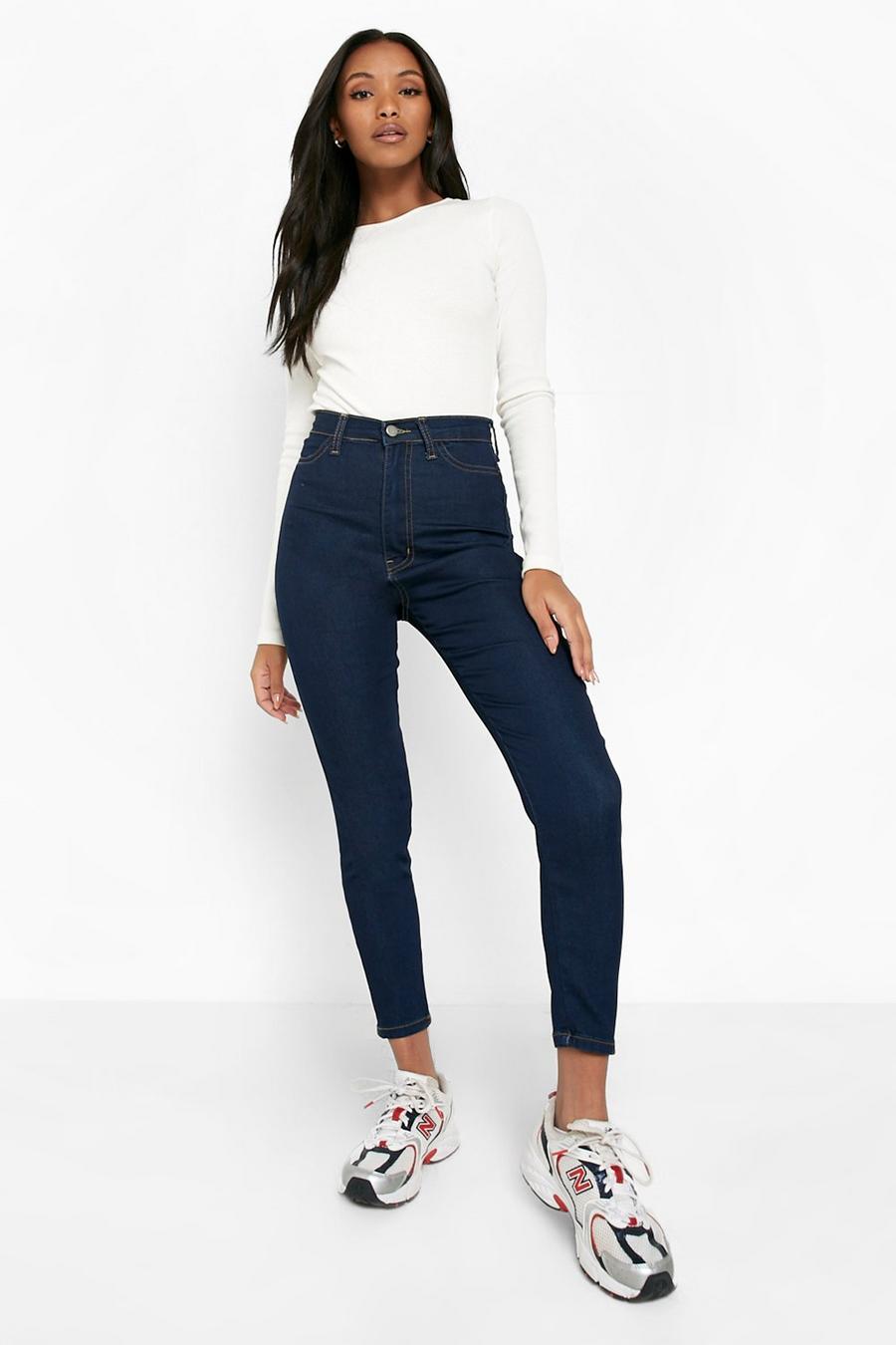 Jeans Petite Skinny Fit, lavaggio scuro, Dark blue image number 1