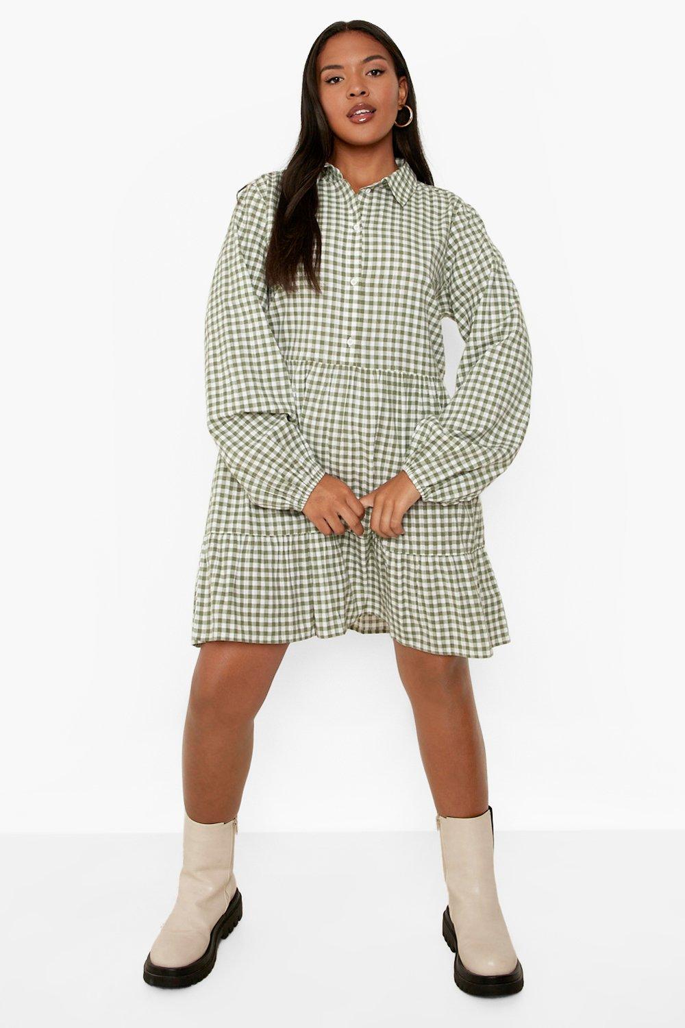 Gingham check dress best sale