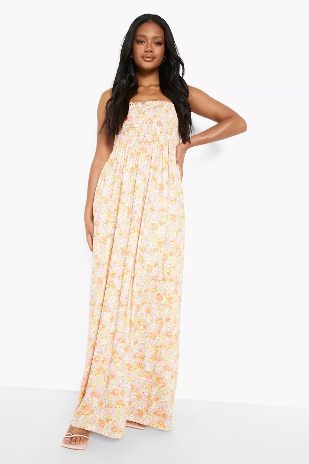 Petite tube maxi store dress