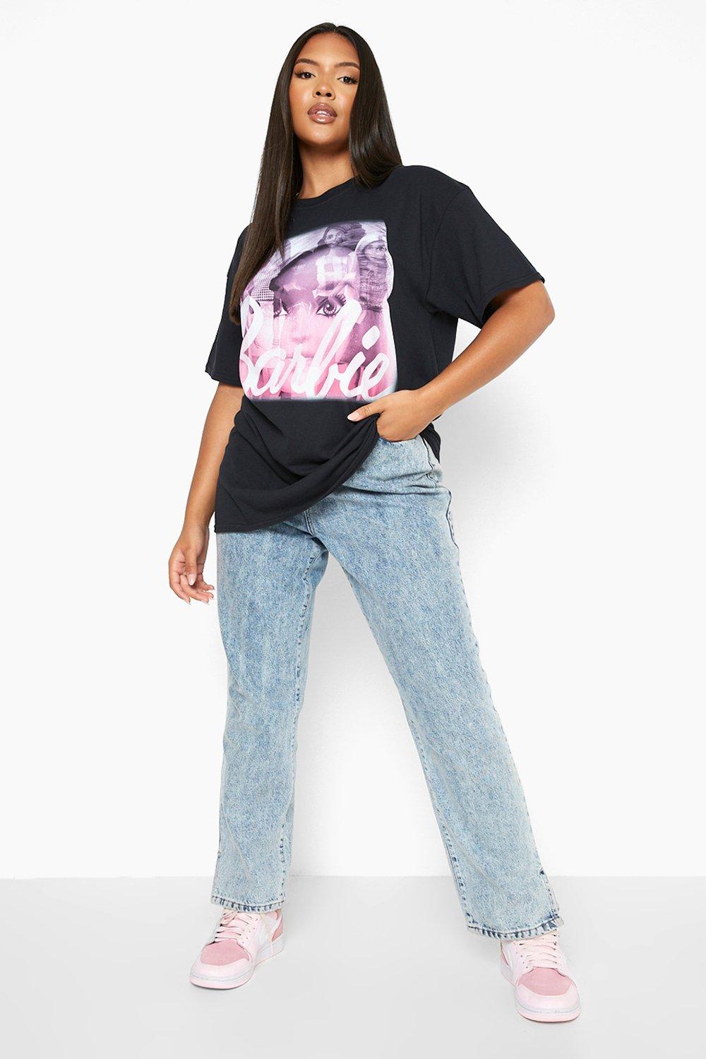 Plus Barbie Portrait Licensed T Shirt boohoo